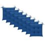 Voir la diapositive 5 : VIDAXL Chaises de jardin et coussins lot de 8 Bois acacia solide Gris