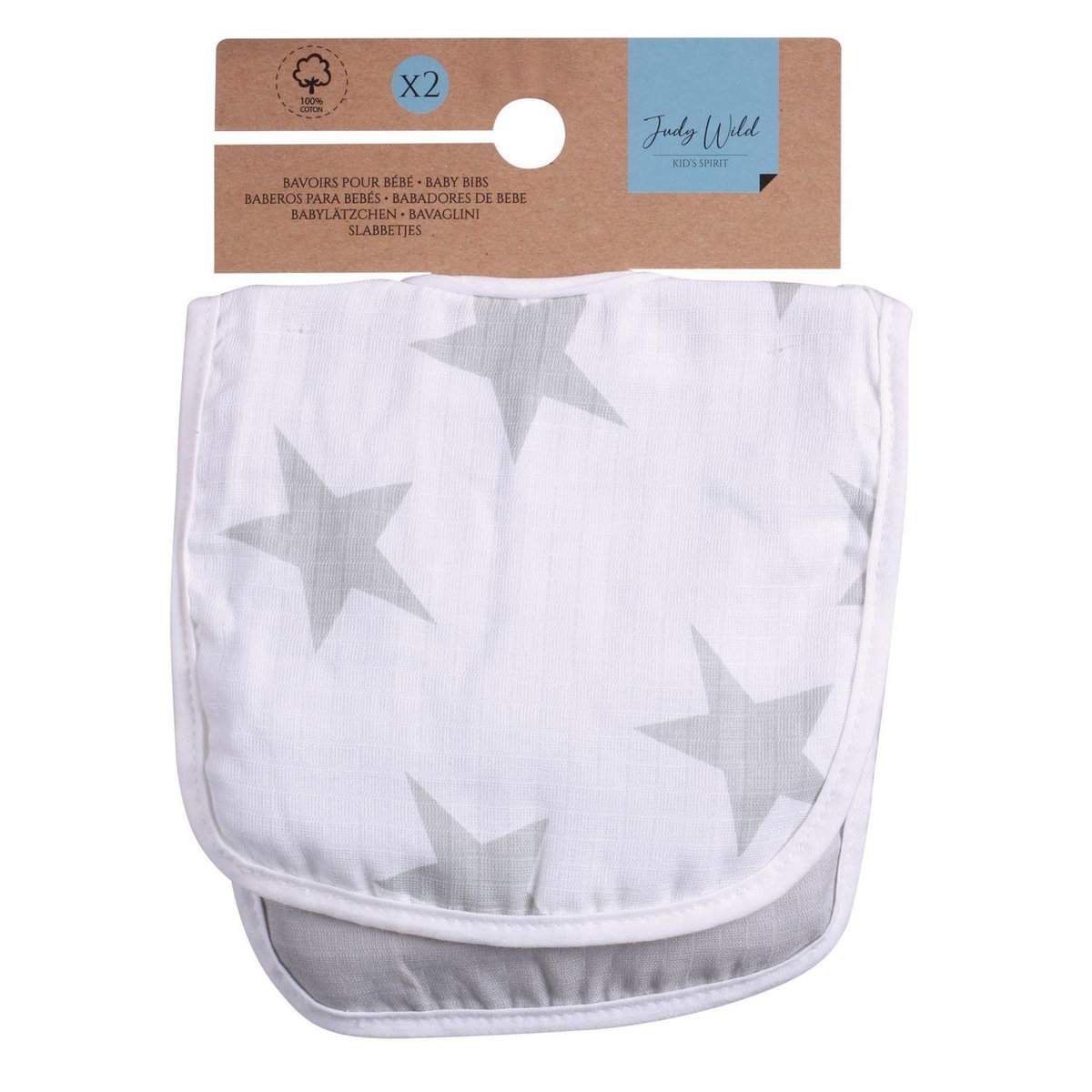 TOILINUX Lot de 2 bavoirs pour enfant