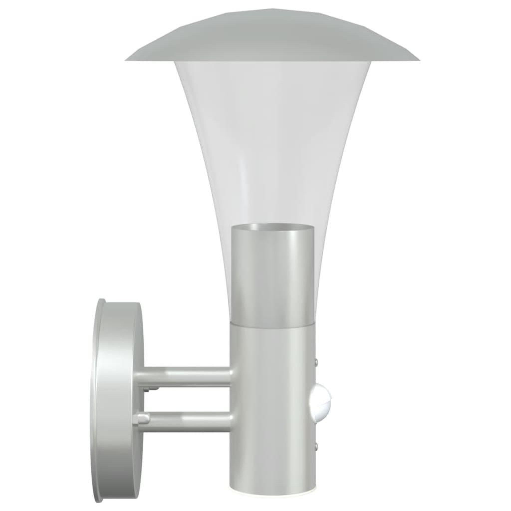Voir la diapositive 5 : VIDAXL Appliques murales d'exterieur et capteurs 2pcs acier inoxydable