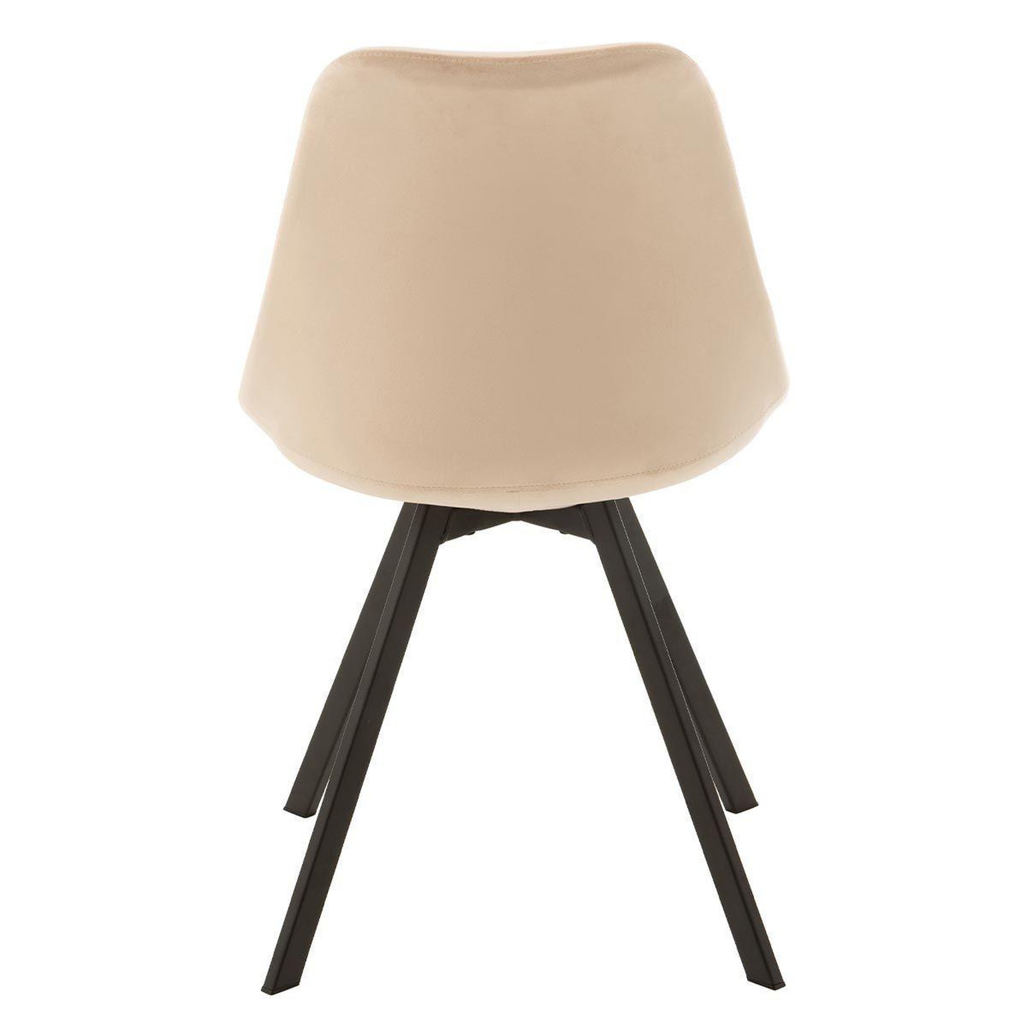 Voir la diapositive 4 : J-LINE Chaise Design  Hélène  84cm Beige