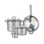 Voir la diapositive 1 : ELO Set de 1 Poêle de cuisson 32 cm et 3 faitouts 12, 20 et 26 cm Elo Profi Citrin