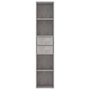 Voir la diapositive 4 : VIDAXL Bibliotheque Gris beton 36x30x171 cm Bois d'ingenierie