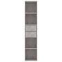 Voir la diapositive 4 : VIDAXL Bibliotheque Gris beton 36x30x171 cm Bois d'ingenierie