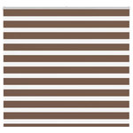 VIDAXL Store zebre marron 155x150cm largeur du tissu 150,9cm polyester