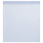 VIDAXL Film de fenetre statique depoli blanc transparent 60x1000cm PVC