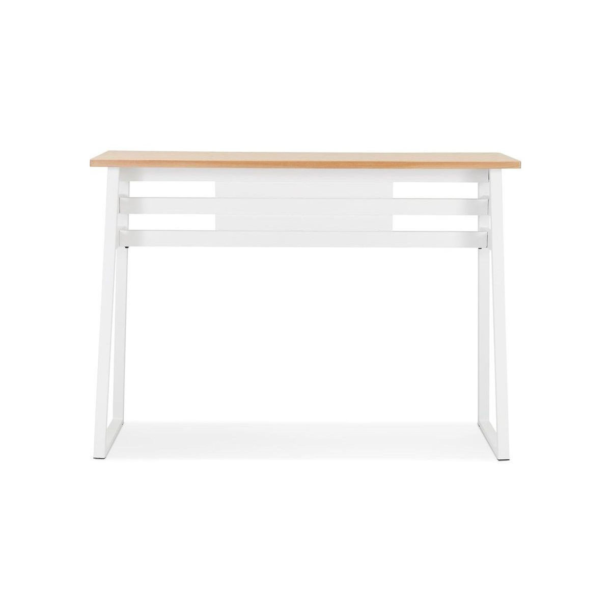 Paris Prix Table de Bar Scandinave  Javier  150cm Blanc