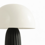Voir la diapositive 3 : Rendez vous déco Lampe en métal blanche et noire-Joy