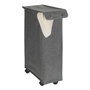 Voir la diapositive 2 : Wenko Panier à linge Corno - 18,8 x H. 60 cm - Gris