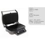 Voir la diapositive 3 : MIOGO Grille-viande MMG1 noir plaques amovibles, 36x20 cm