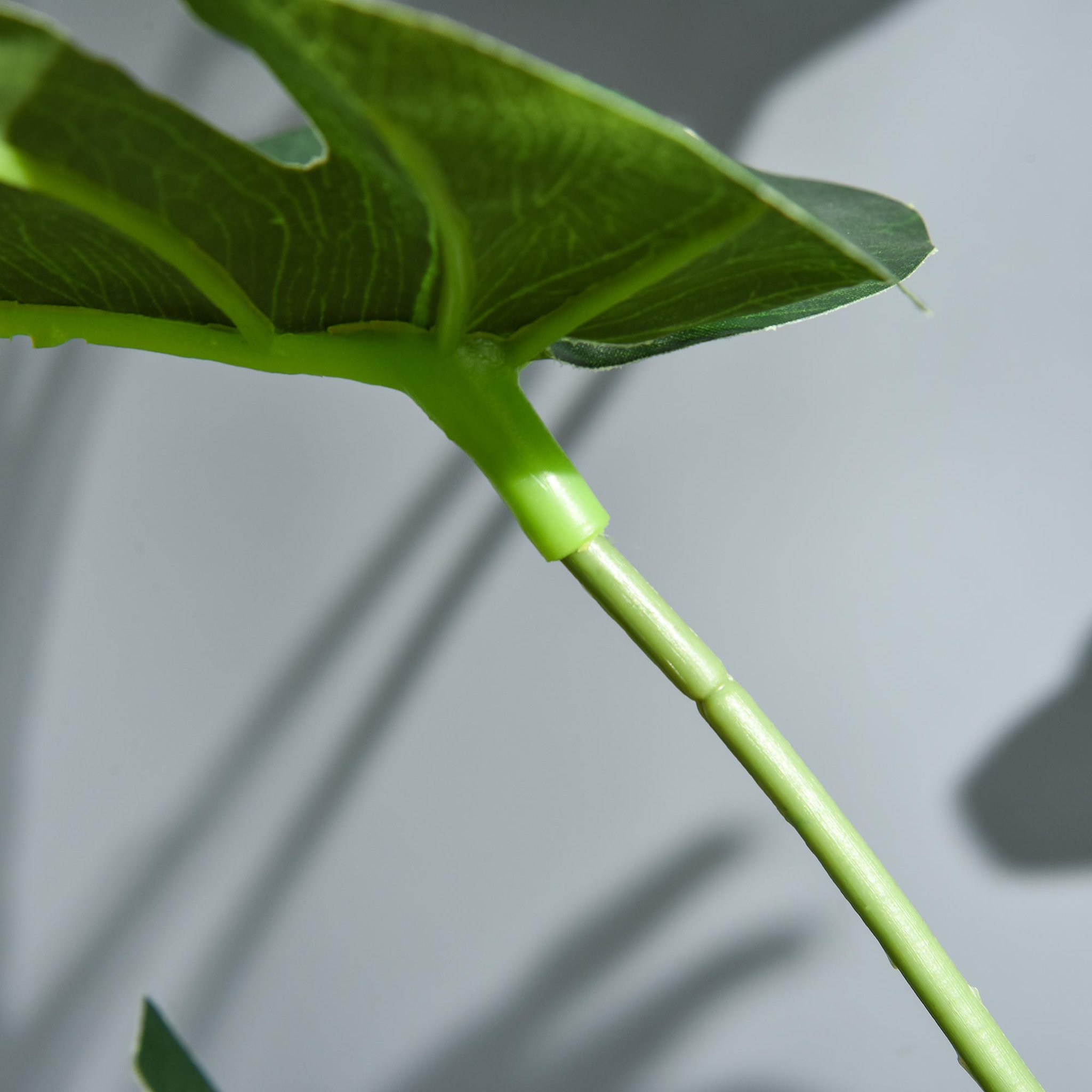 Voir la diapositive 6 : OUTSUNNY Arbre artificiel plante artificielle Monstera H. 100 cm tronc branches lichen feuilles de tortue grand réalisme pot inclus