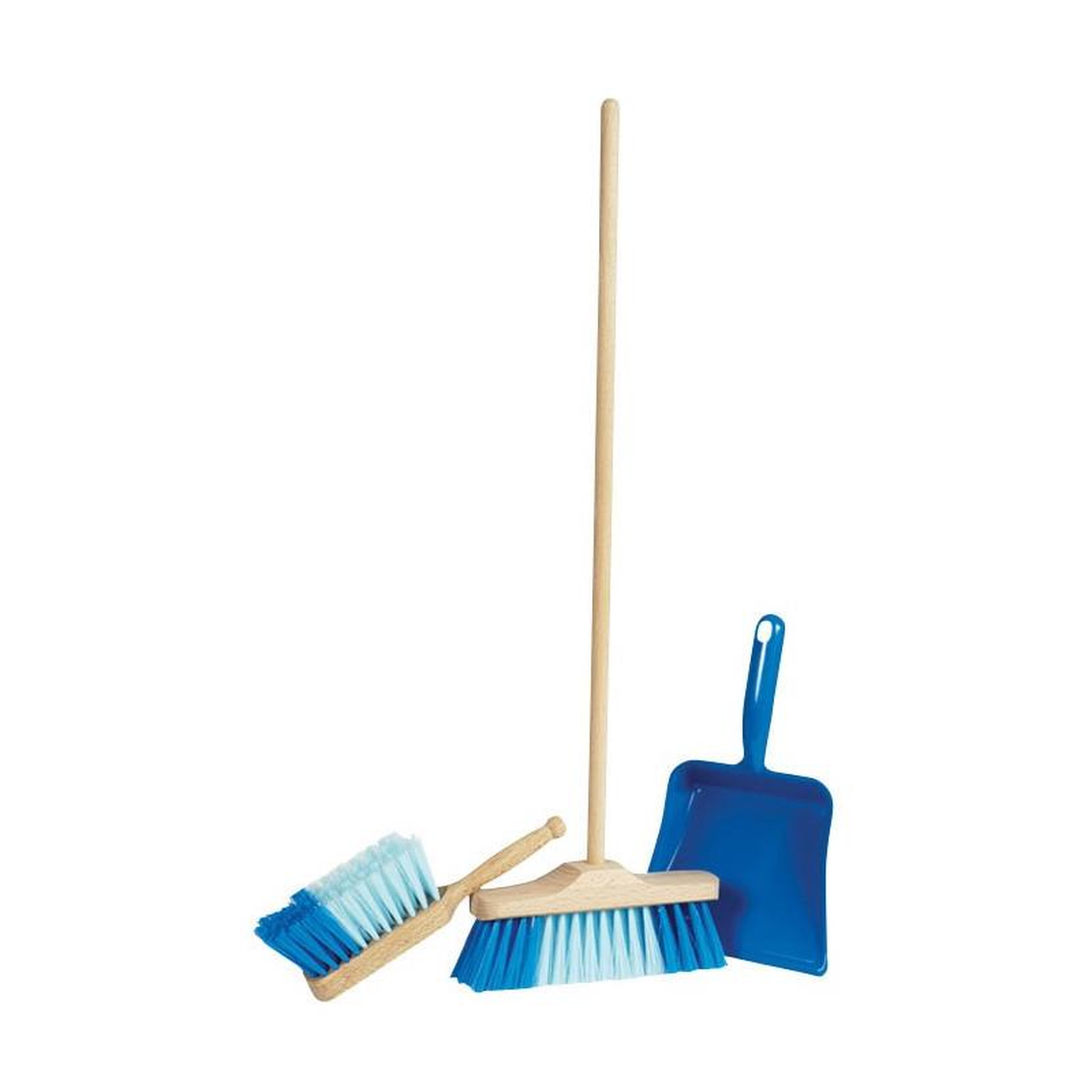 Goki GOKI Pelle à poussière avec balayette et balai bleu pour enfant