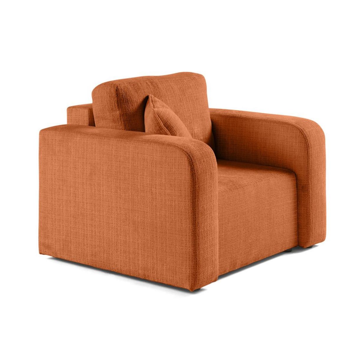 BEST MOBILIER Miro - fauteuil en velours texturé