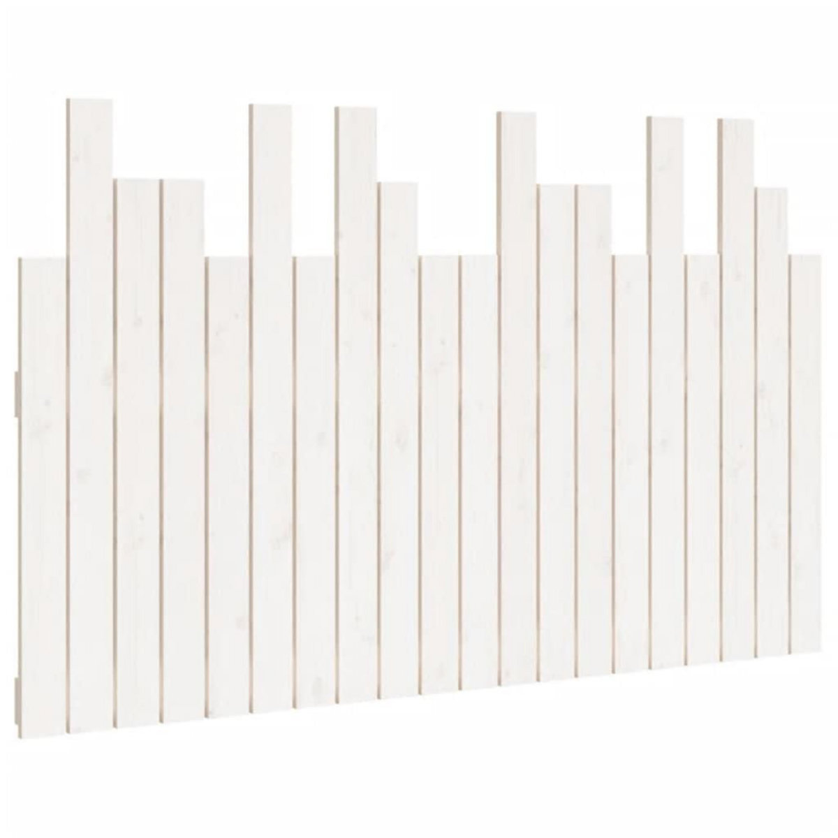 VIDAXL Tete de lit murale Blanc 127,5x3x80 cm Bois massif de pin