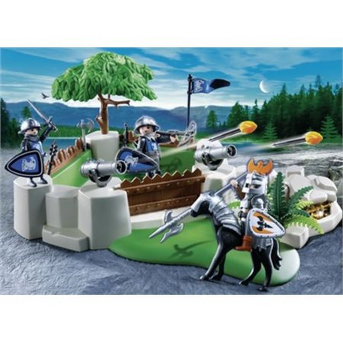 PLAYMOBIL 4014 Bastion des chevaliers