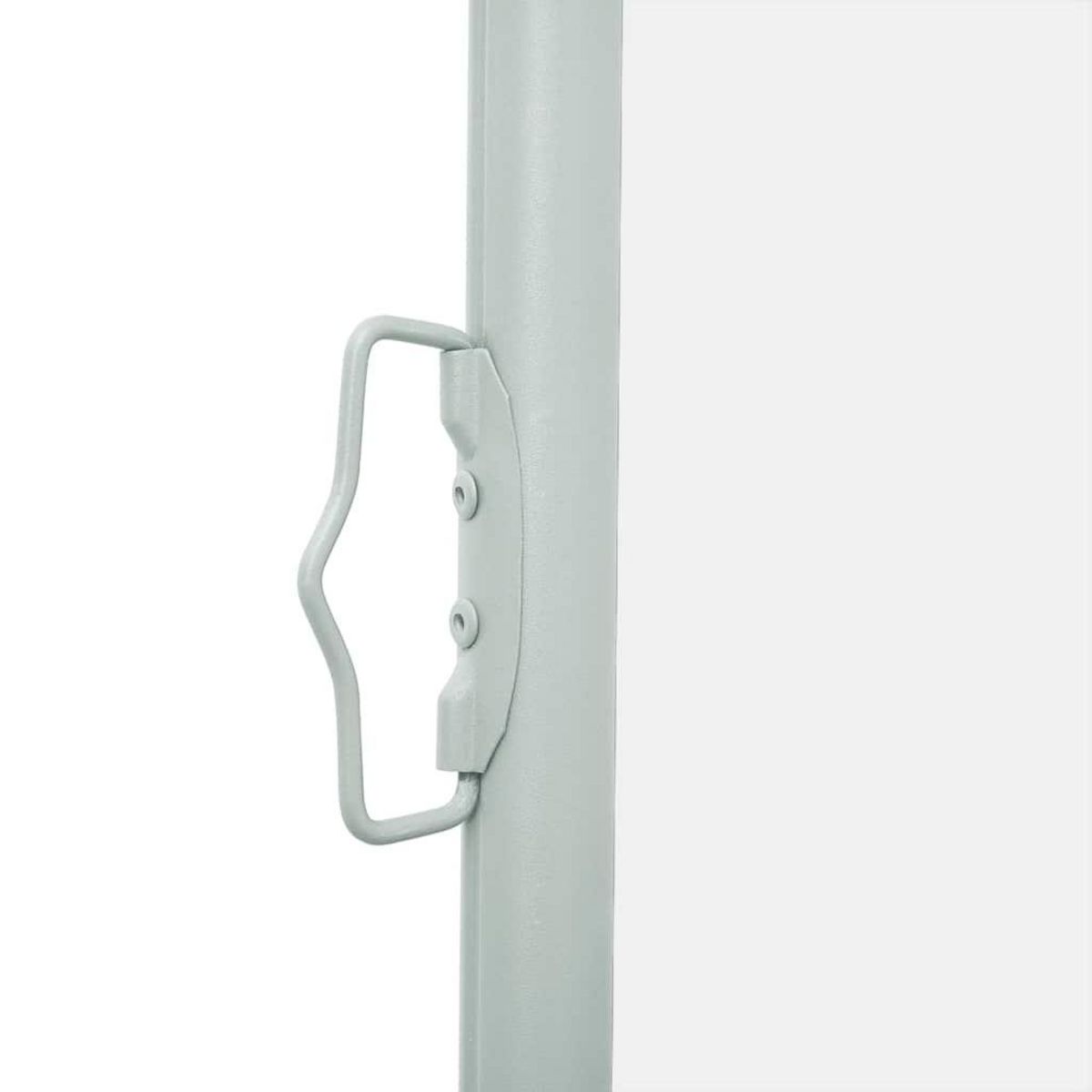 VIDAXL Auvent lateral retractable de patio 120x500 cm Creme