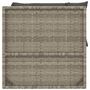 Voir la diapositive 5 : VIDAXL Salon de jardin 2 pcs avec coussins Gris Resine tressee