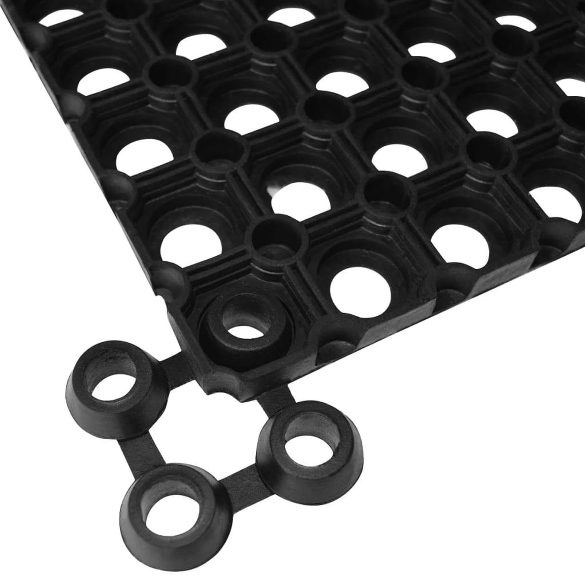 Voir la diapositive 5 : VIDAXL Tapis en caoutchouc 5 pcs 16 mm 40 x 60 cm