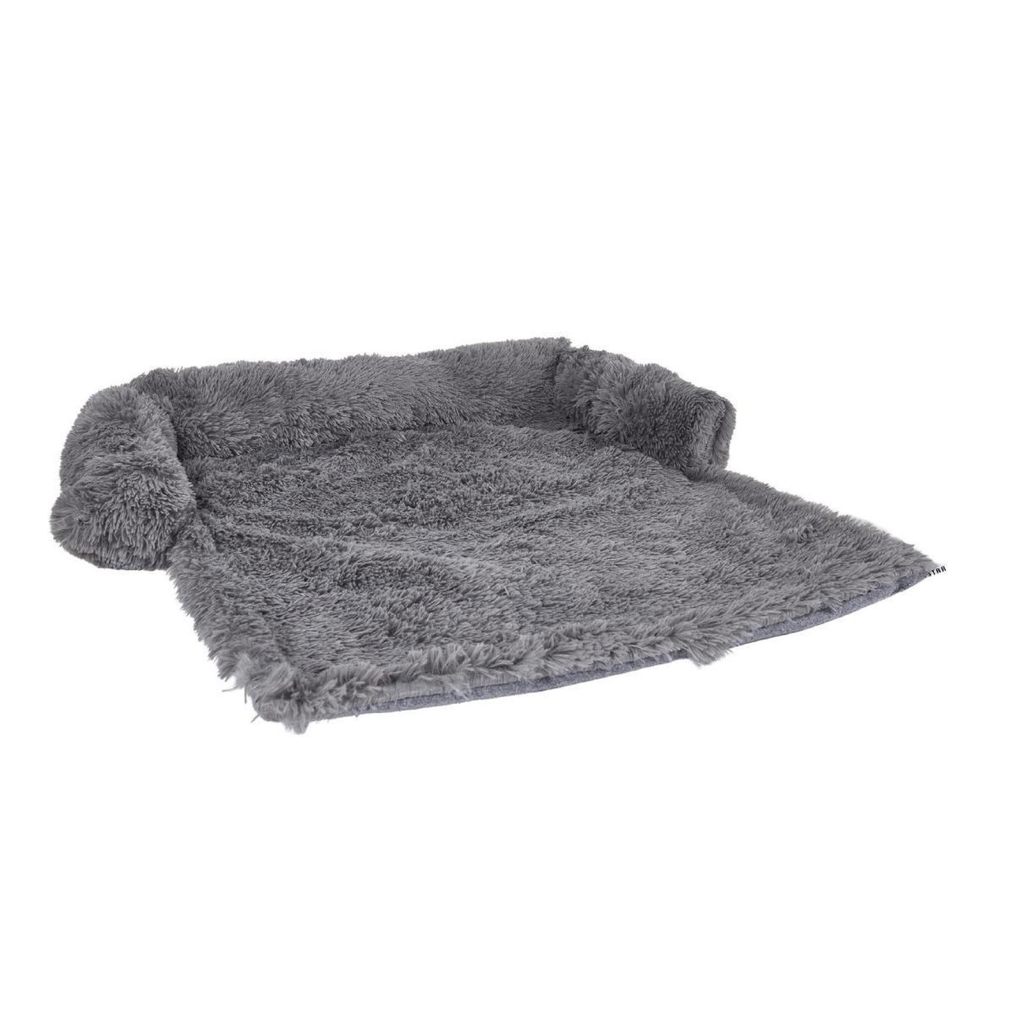 The concept Factory Panier canapé pour animaux  couverture  80cm gris