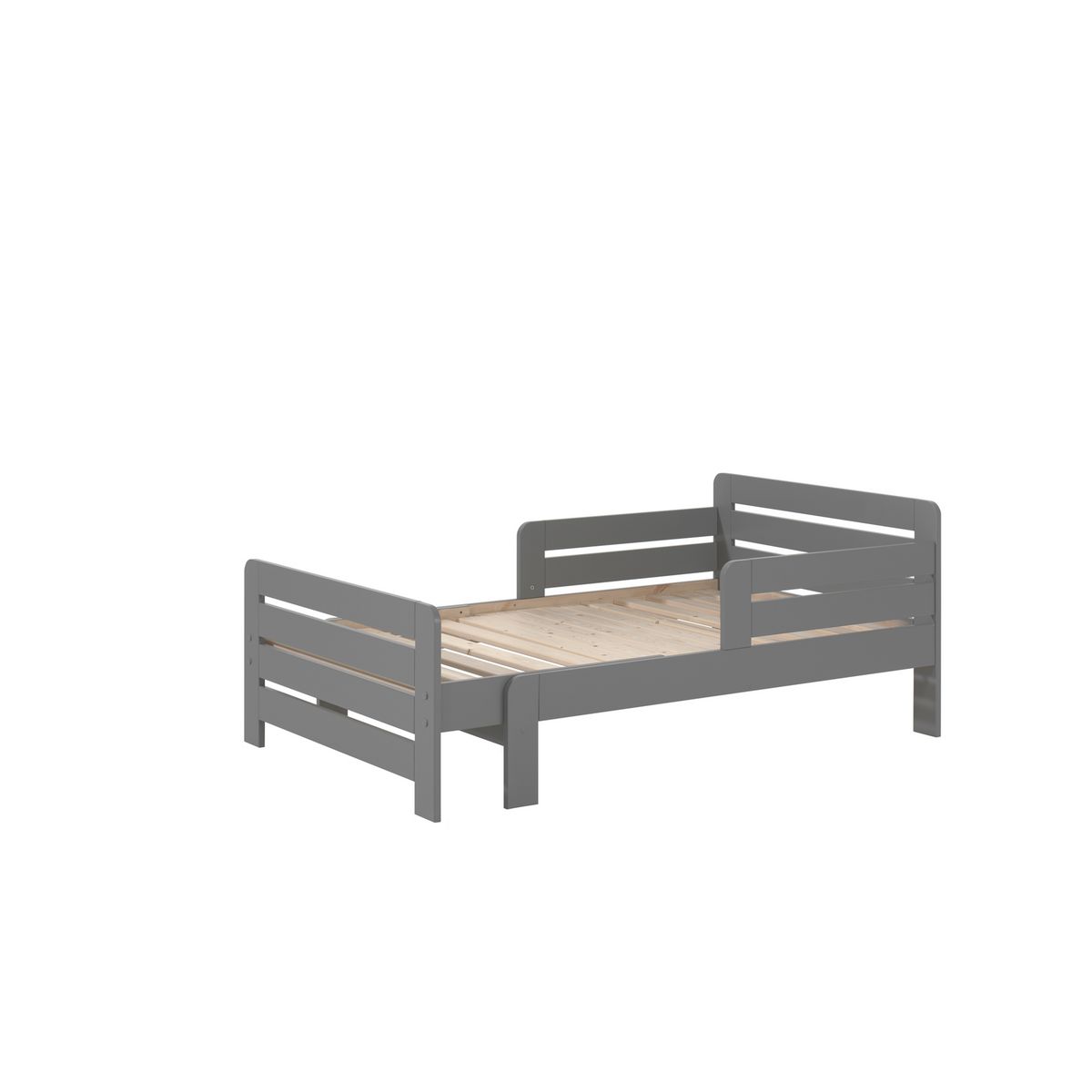 Lit enfant évolutif 90x140-200 cm pin massif JUMP