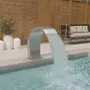 VIDAXL Fontaine de piscine avec LED 22x60x70 cm Acier inoxydable 304