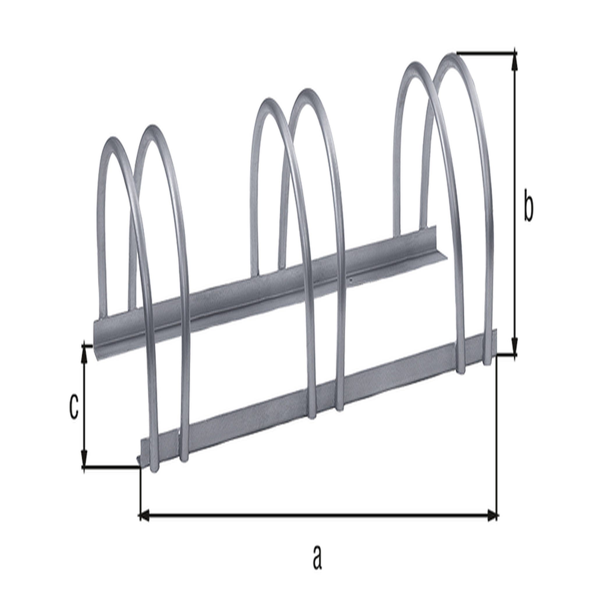 CENTRALE BRICO Support vélos Eco 3 places K3