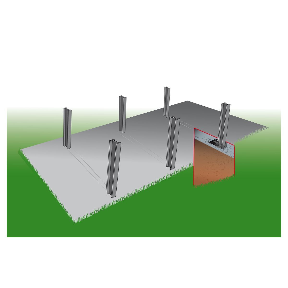 UBBINK Piscine bois Azura 400x750 - H130cm - Liner Beige 