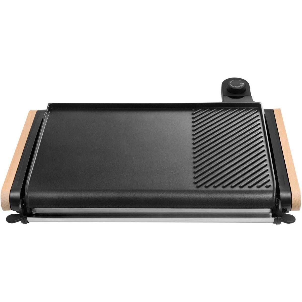 LAGRANGE Plancha électrique 229012 bois clair à poser, 43x28 cm