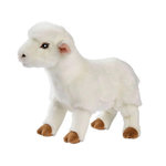 Anima Peluche Agneau Blanc Doux de 28 cm - Compagnon Idéal pour Enfants