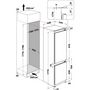 Voir la diapositive 5 : Indesit Réfrigérateur combiné encastrable BI18DC2