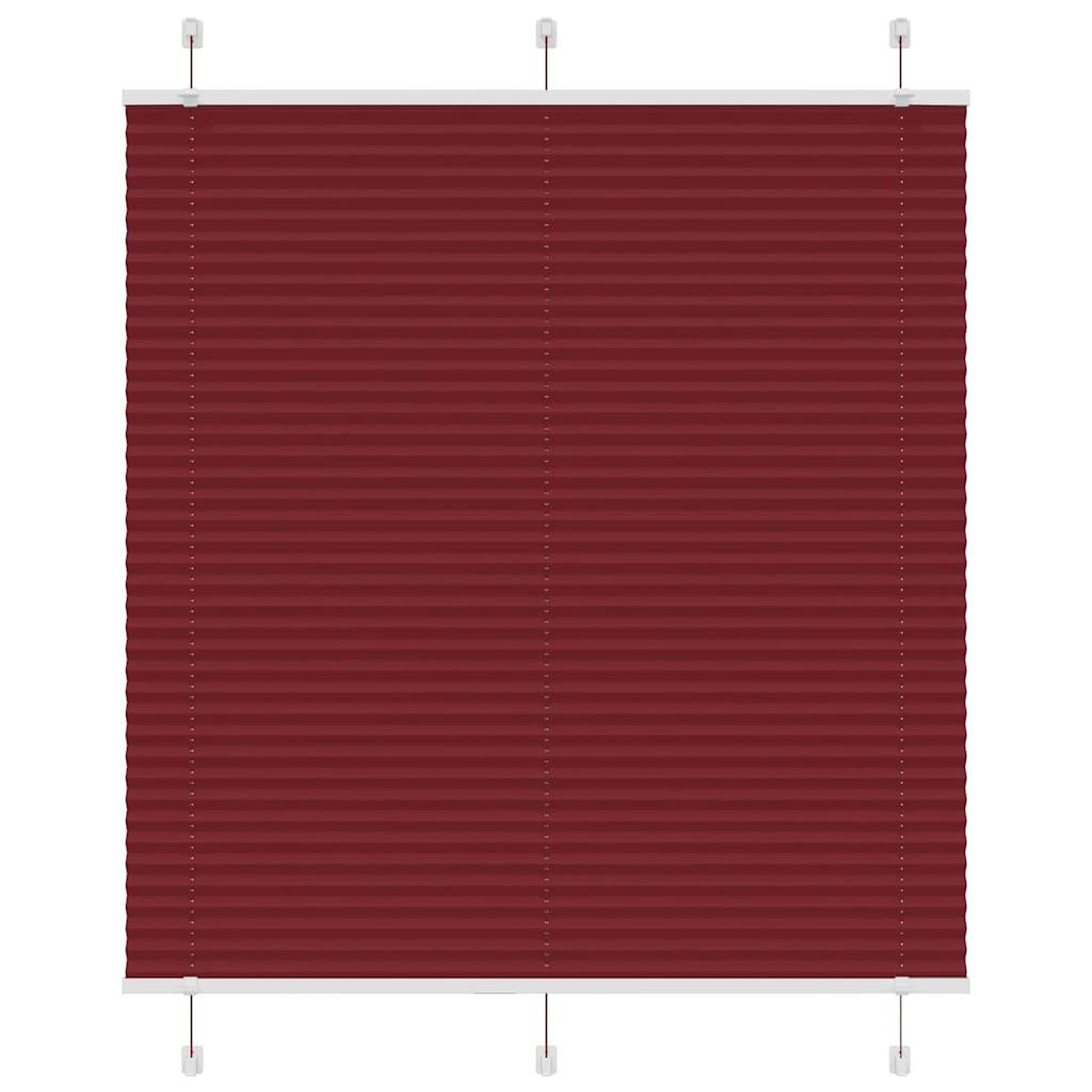 VIDAXL Store plisse rouge bordeaux 115x150 cm largeur du tissu 114,4cm