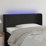 Voir la diapositive 1 : VIDAXL Tete de lit a LED Noir 83x16x78/88 cm Velours