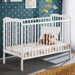 Paris Prix Lit Bébé  Ala  60x120cm Blanc Mat