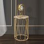 Voir la diapositive 6 : Paris Prix Table d'Appoint Design  Venice  58cm Or