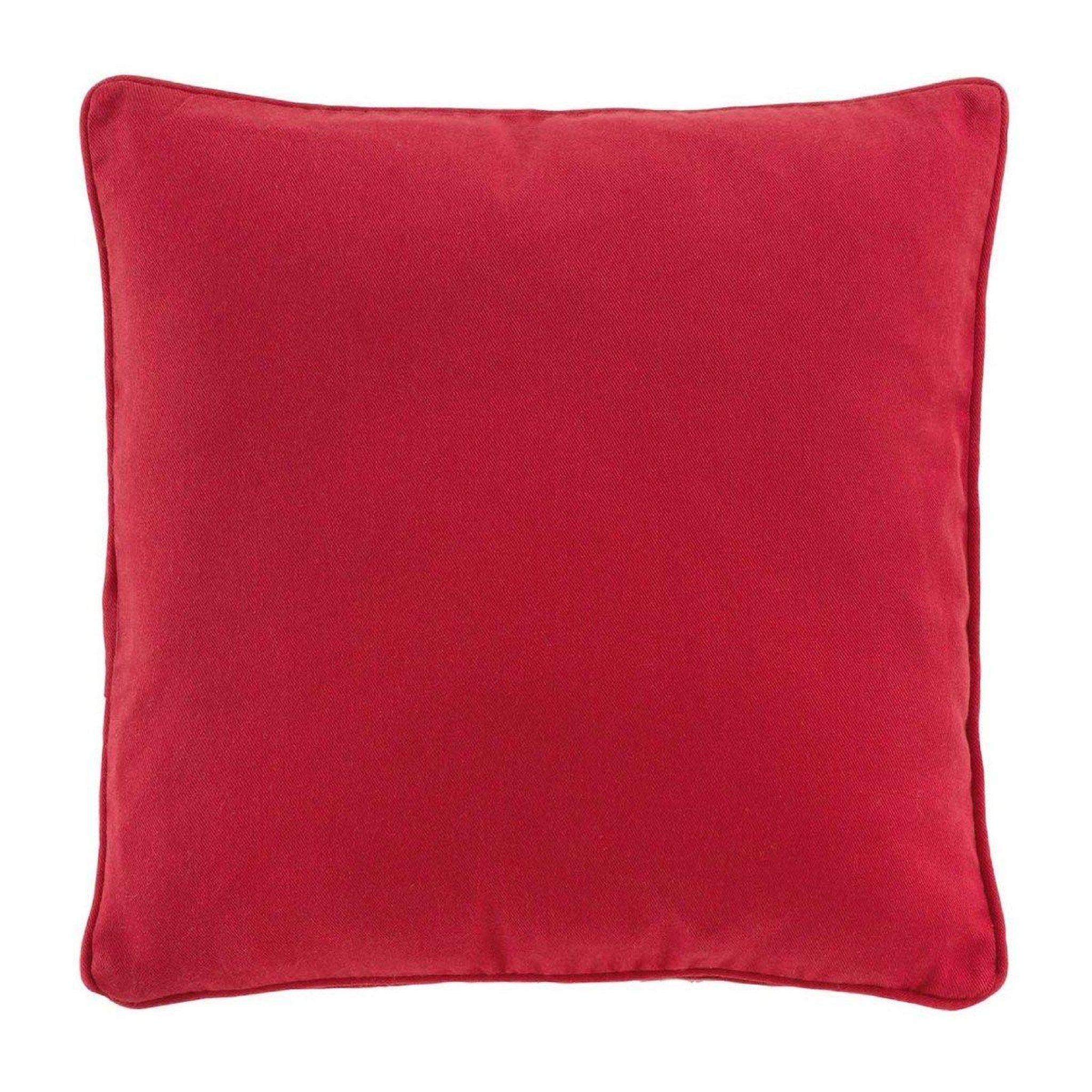 Douceur d'Intérieur Housse de coussin  twily  40x40cm rouge