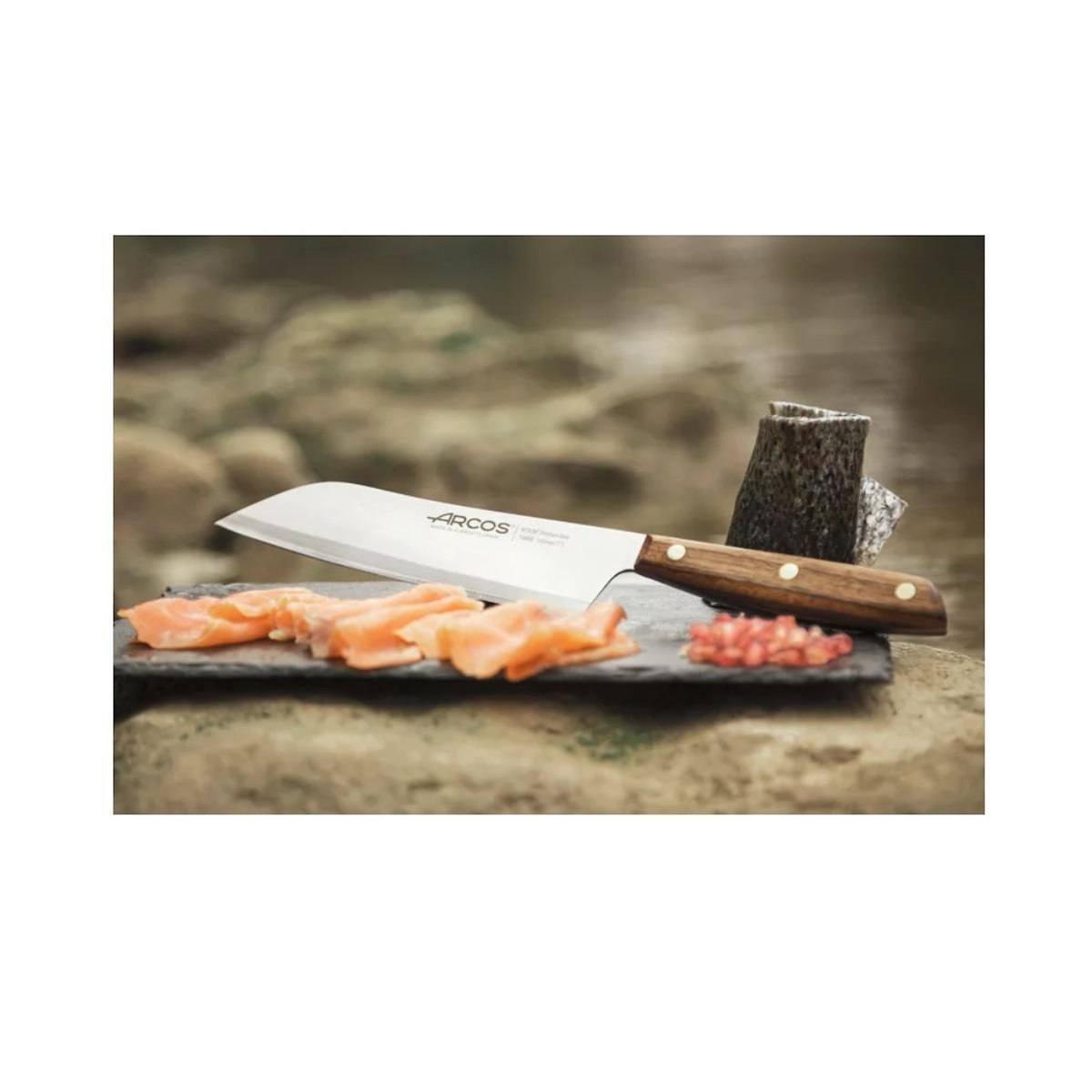 Arcos Couteau santoku 19cm inox - 166600