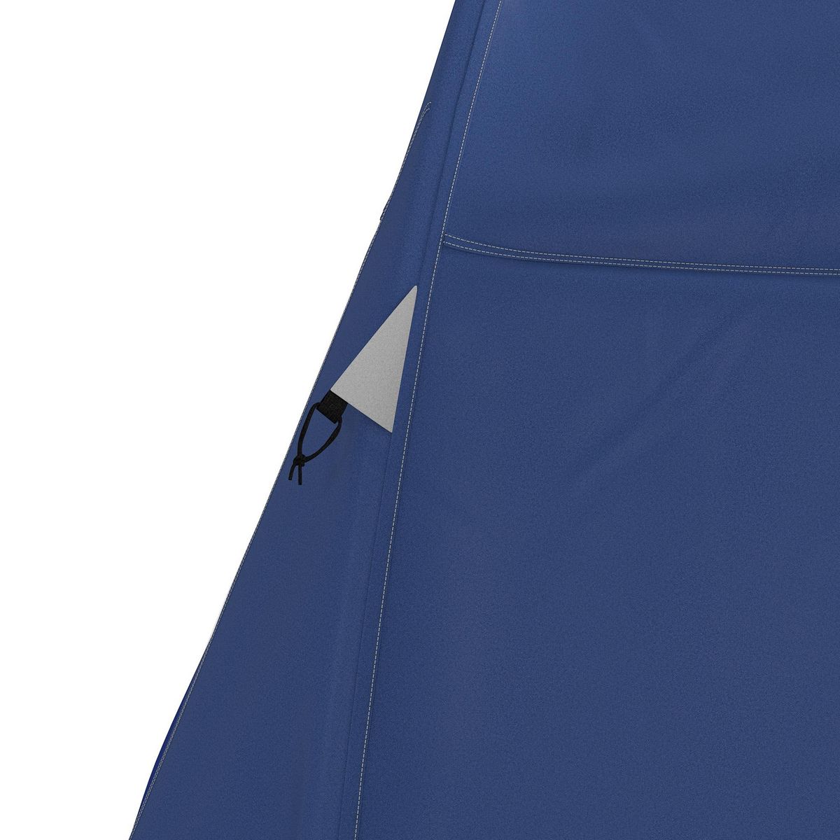 OUTSUNNY Tente de camping familiale 3-4 pers. - tente tunnel double toit sac inclus - fibre verre polyester bleu gris