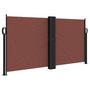 Voir la diapositive 2 : VIDAXL Auvent lateral retractable marron 120x1000 cm
