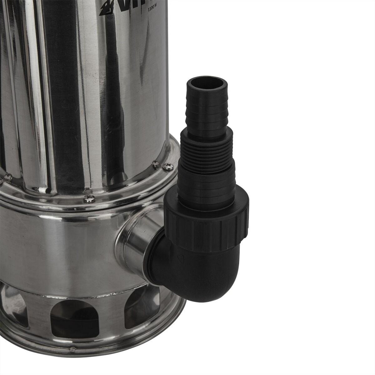 VITO Garden Pompe de relevage Eaux usées 1100W Corps INOX Pompe immergée Egouts Caves VITO