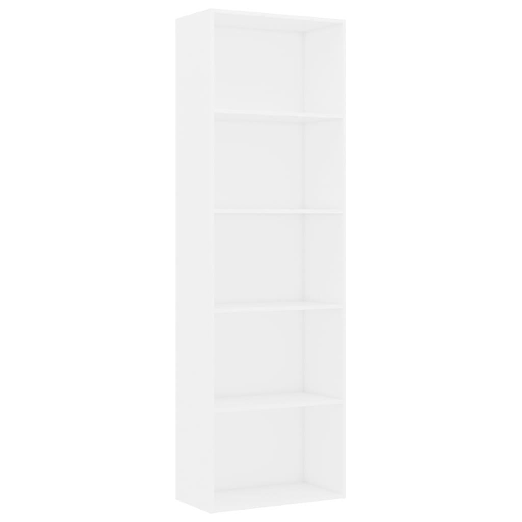 Voir la diapositive 2 : VIDAXL Bibliotheque a 5 niveaux Blanc 60x30x189 cm Bois d'ingenierie