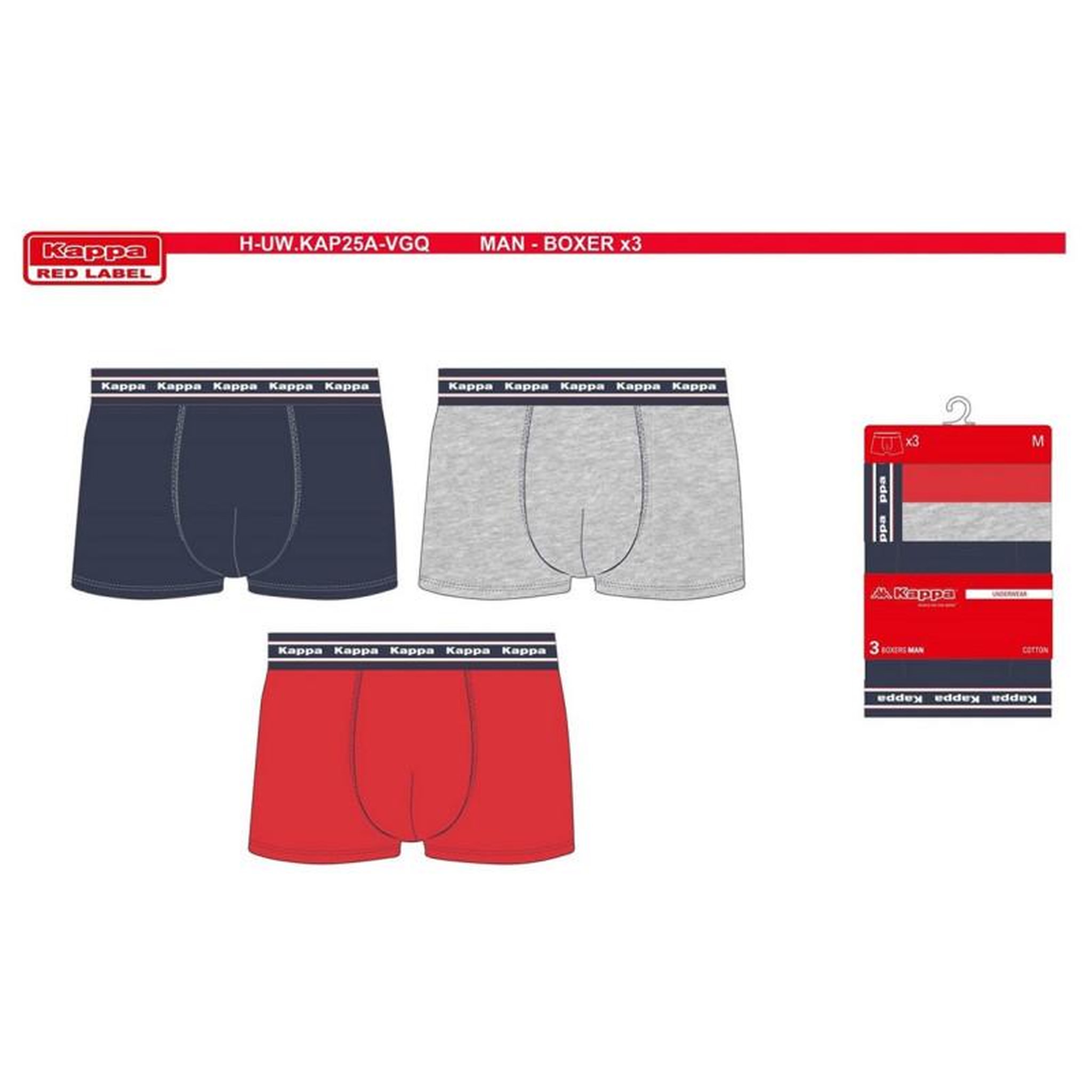 Voir la diapositive 3 : KAPPA Boxer homme KAPPA