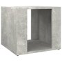 Voir la diapositive 2 : VIDAXL Table de chevet Gris beton 41x40x36 cm Bois d'ingenierie