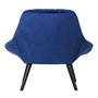 Voir la diapositive 4 : Paris Prix Fauteuil Scandinave en Velours  Johan  102cm Bleu
