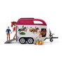 Voir la diapositive 4 : Schleich Schleich Adventure with Car and Horse Trailer 42535