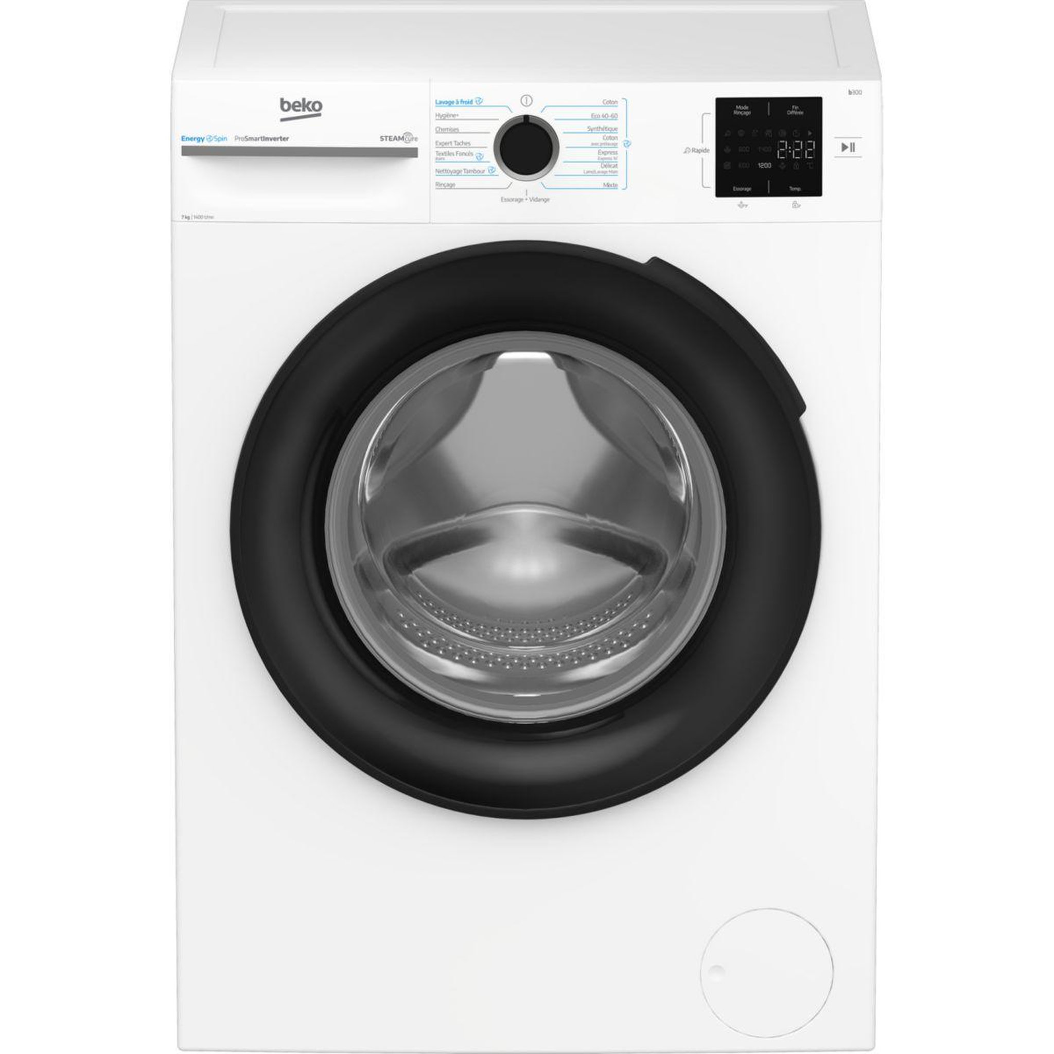 Beko Lave linge compact bm3wfu47411b energy spin