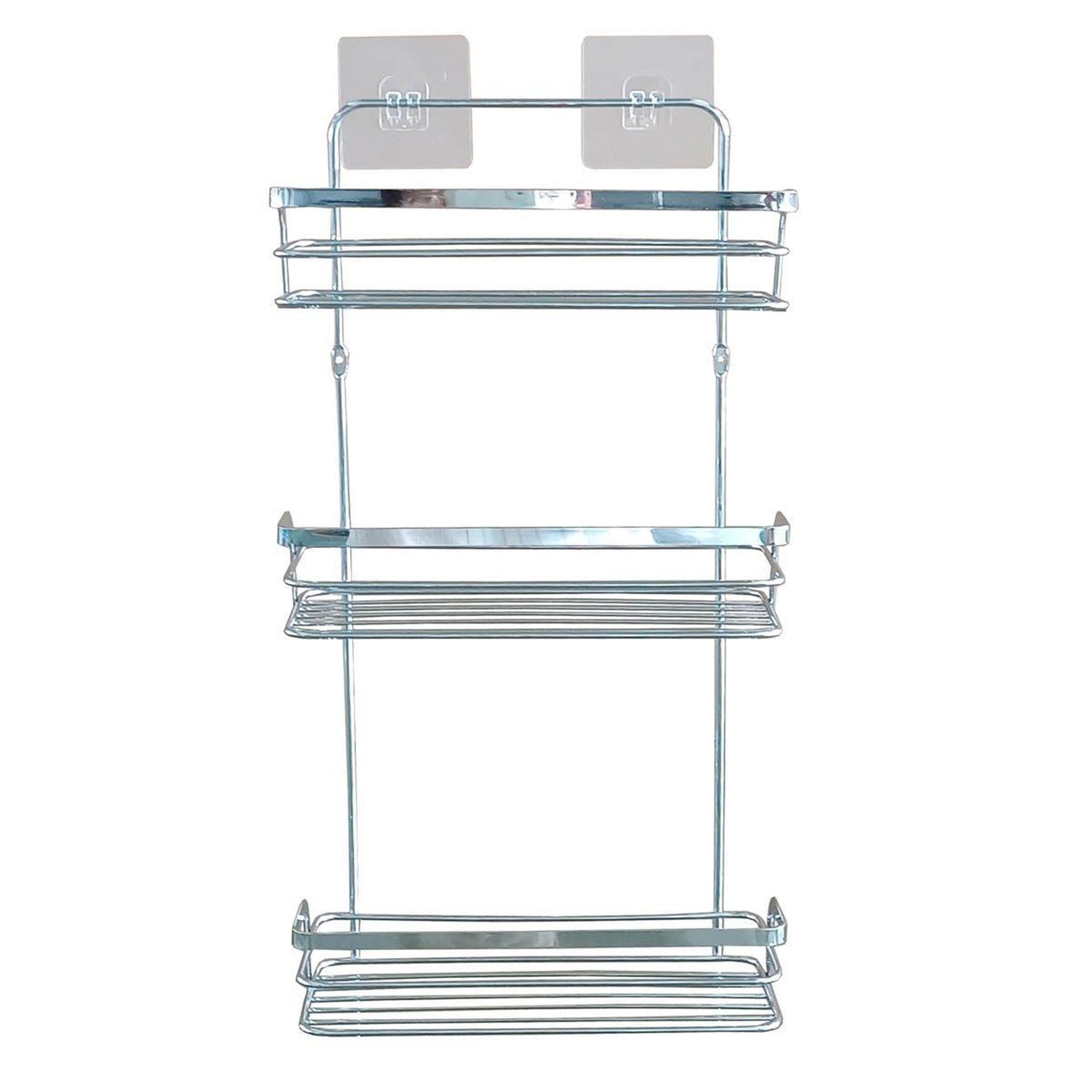 Voir la diapositive 1 : Douceur d'Intérieur Serviteur de douche 3 niveaux  filaire premium  49cm chrome