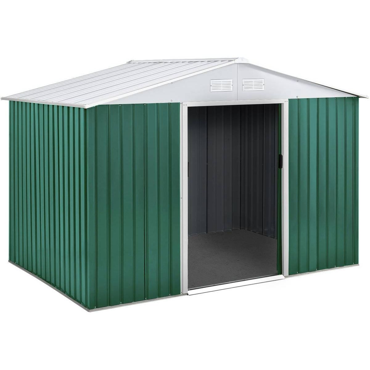 Habitat et Jardin Abri de jardin métal  Rosas  - 4,07 M² - Vert