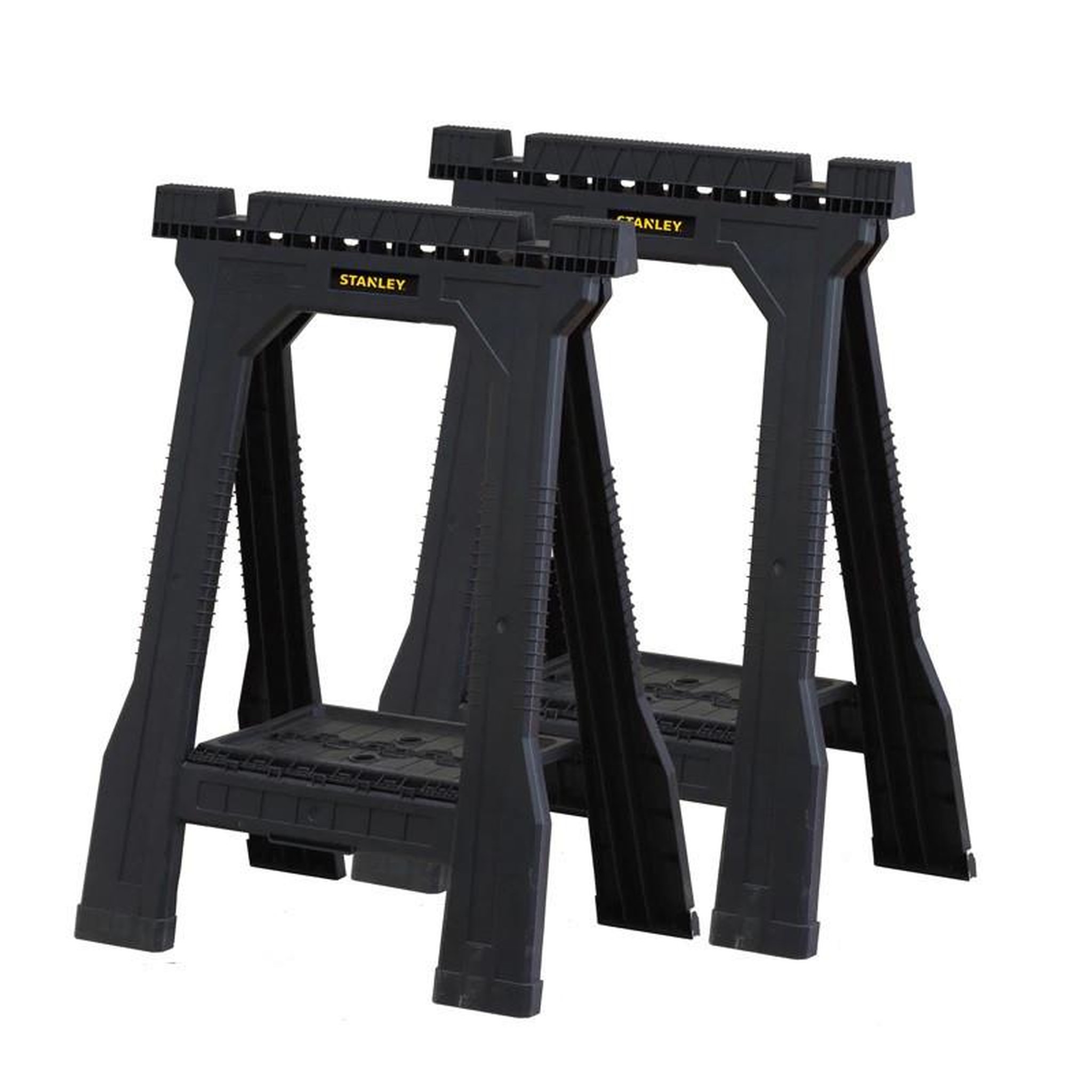Stanley Lot de 2 tréteaux pliables JUNIOR charge 362kg STANLEY STST1 70355