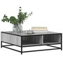 Voir la diapositive 4 : VIDAXL Table basse sonoma gris 80x80x30 cm bois d'ingenierie et metal