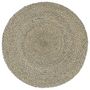 Voir la diapositive 2 : VIDAXL Napperons 4 pcs Gris Plain 38 cm Rond Jute