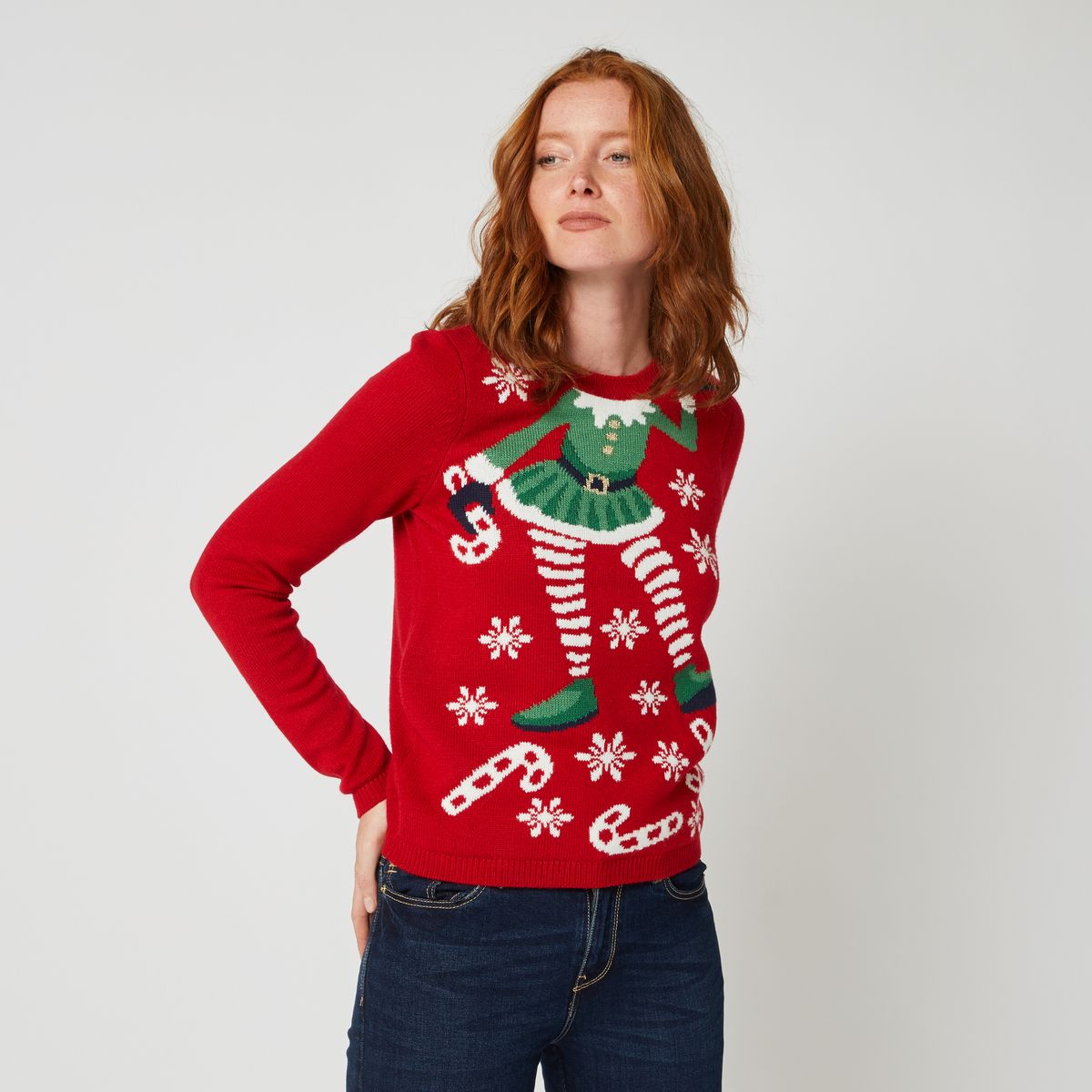 INEXTENSO Pull de noël femme 